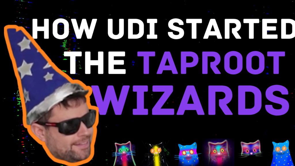 udi taproot wizards ordinals bitcoin