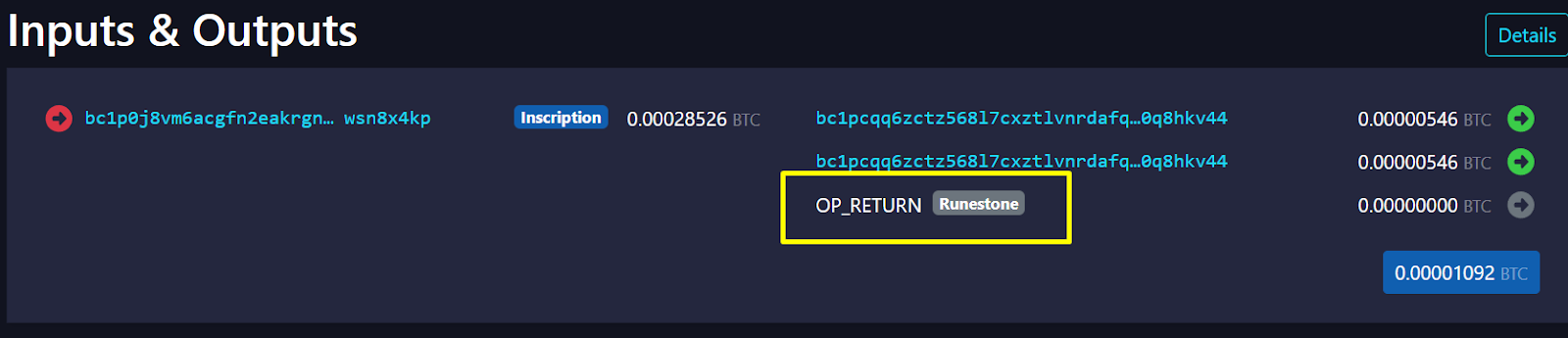 mempool space runes