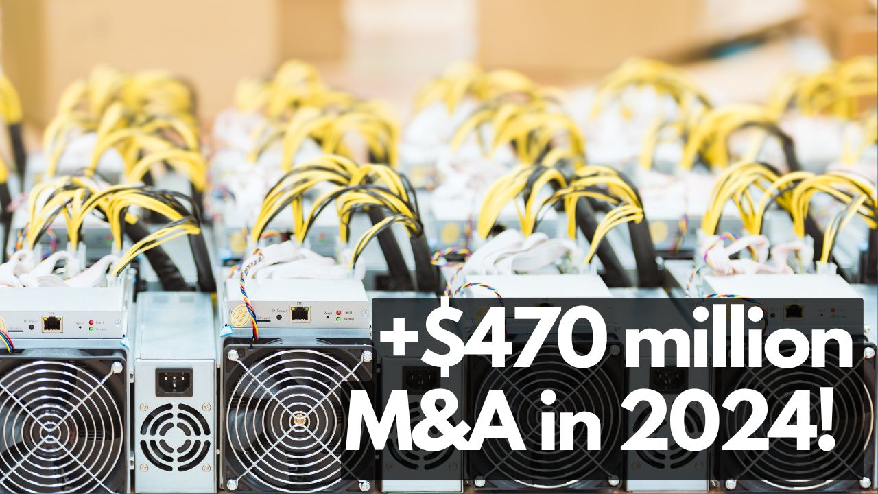 public bitcoin miner M&A 2024